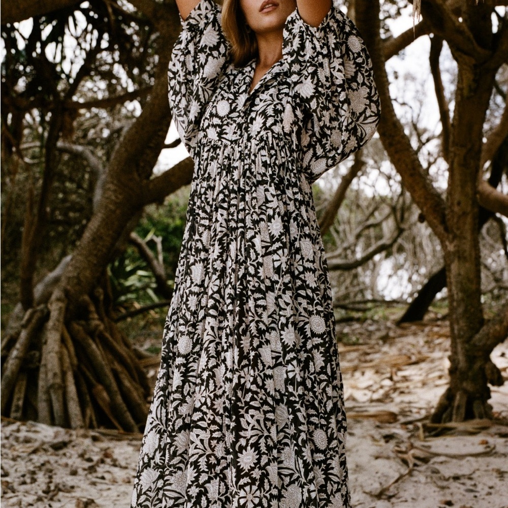 Daughters of India, Kyra Midi Dress Pepper 2XL (US size 12-14) NWT - Picture 4 of 7